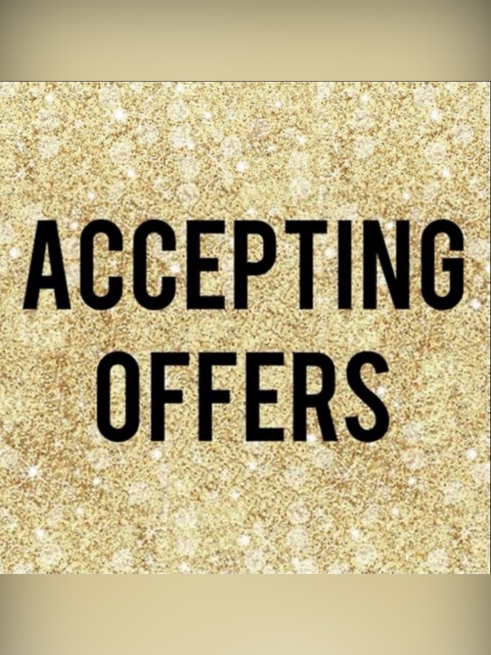 Make me an offer!